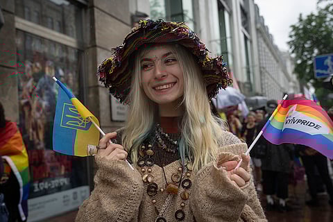 Annual Gay Pride parade in Kyiv
